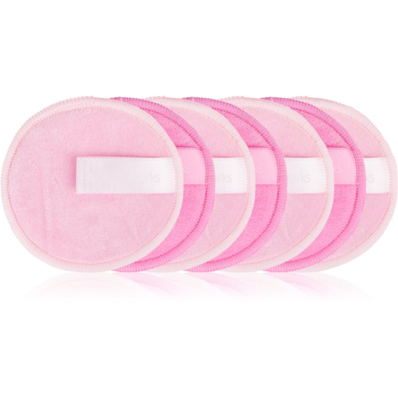 Brushworks Reusable Microfibre Cleansing Pads Dischetti Struccanti