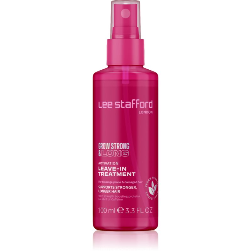 Lee Stafford Grow Strong & Long Activation Leave - In Treatment Spray Per Capelli Per Capelli Più Forti 100 Ml