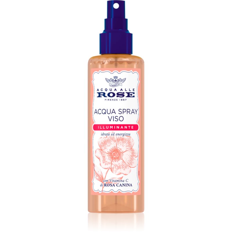 Acqua Alle Rose Illuminante Spray Viso Con Vitamina C 200 Ml