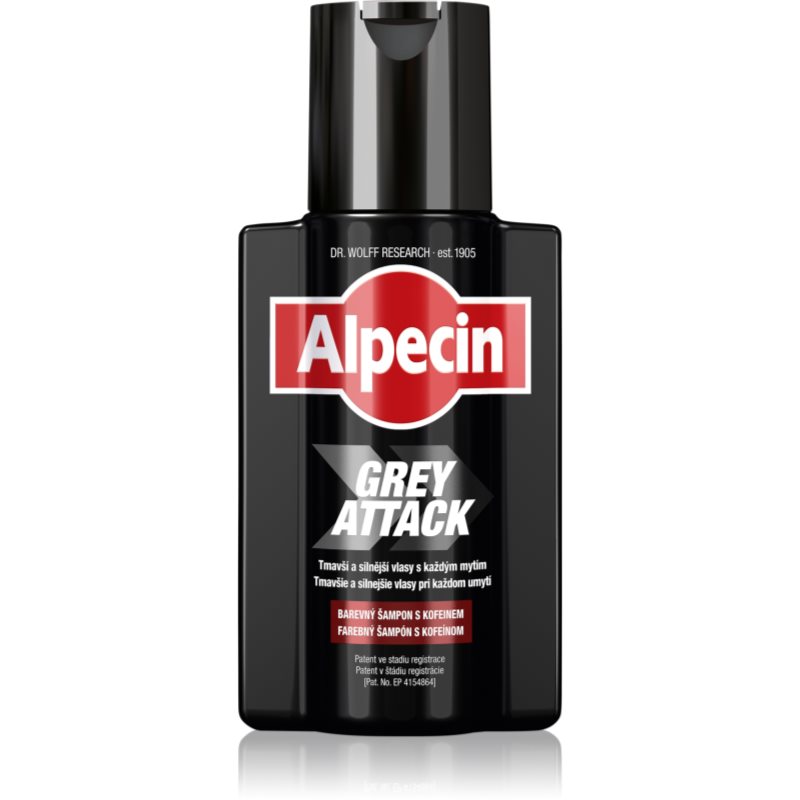Alpecin Grey Attack Shampoo Alla Caffeina Contro L’Ingrigimento Dei Capelli Per Uomo 200 Ml