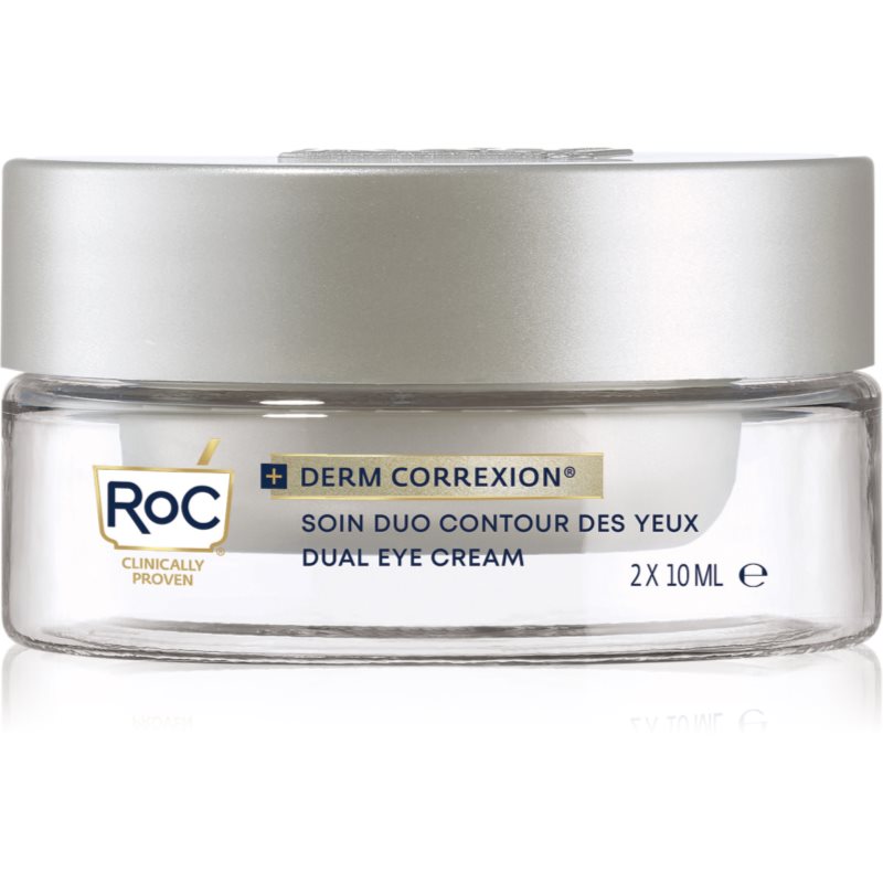 Roc Derm Correxion Dual Eye Crema Antirughe Contorno Occhi 2 In 1 2X10 Ml