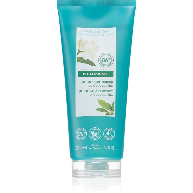 Klorane Cupuaçu Bio Eau De Tiaré Gel Doccia Nutriente 200 Ml