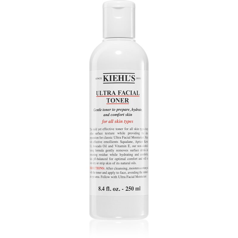 Kiehl'S Ultra Facial Toner Lozione Tonica Delicata Viso Per Tutti I Tipi Di Pelle 250 Ml