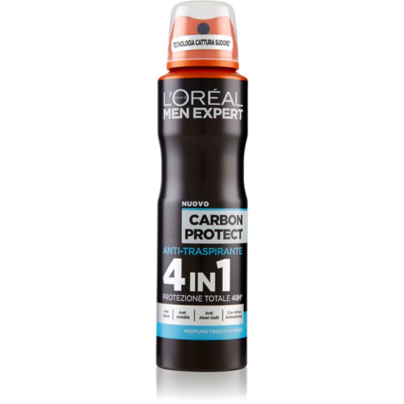 L’Oréal Paris Men Expert Carbon Protect Antitraspirante Spray 150 Ml
