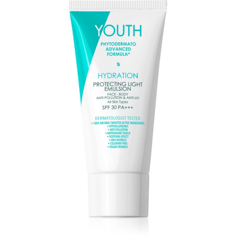 Youth Hydration Protecting Light Emulsion Crema Protettiva Per Viso E Corpo Spf 30 50 Ml