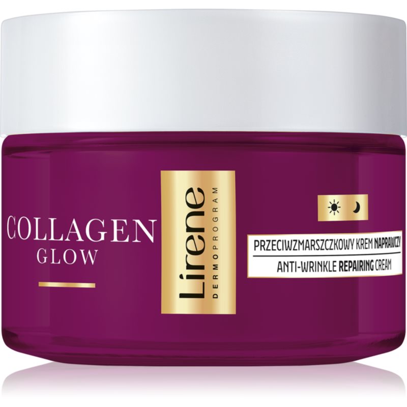 Lirene Collagen Glow 70+ Crema Antirughe Rigenerante Per Il Nutrimento Della Pelle E Mantenere La Sua Naturale Idratazione 50 Ml