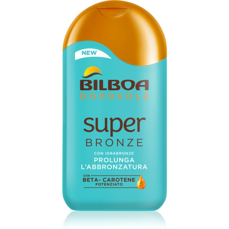 Bilboa Super Bronze Latte Corpo Prolungatore D'Abbronzatura Con Beta-Carotene 200 Ml