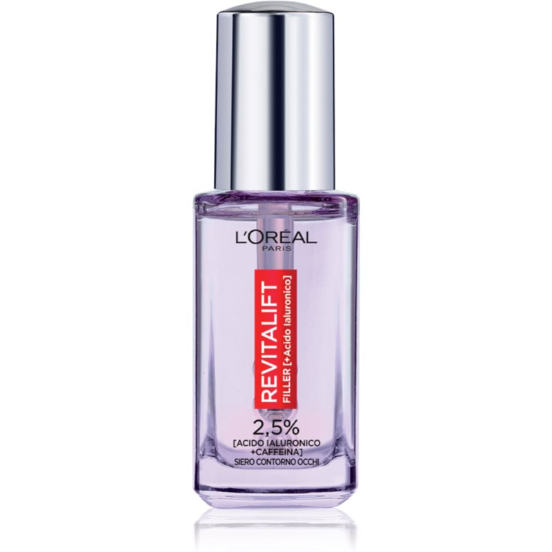 L’Oréal Paris Revitalift Filler Siero Occhi Illuminante Con Acido Ialuronico 20 Ml