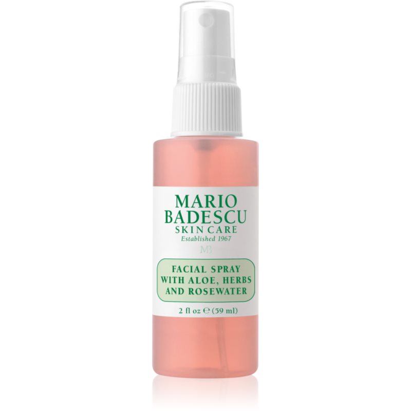 Mario Badescu Facial Spray With Aloe, Herbs And Rosewater Spray Tonificante Per Il Viso Illuminante E Idratante 59 Ml