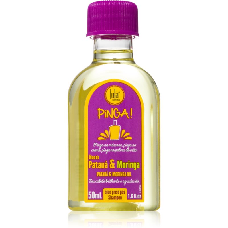 Lola Cosmetics Pinga Patauá & Moringa Olio Nutriente Per Capelli Secchi 50 Ml