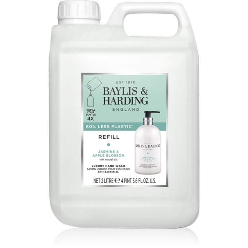 Baylis & Harding Jasmine & Apple Blossom Sapone Liquido Per Le Mani Ricarica 2000 Ml