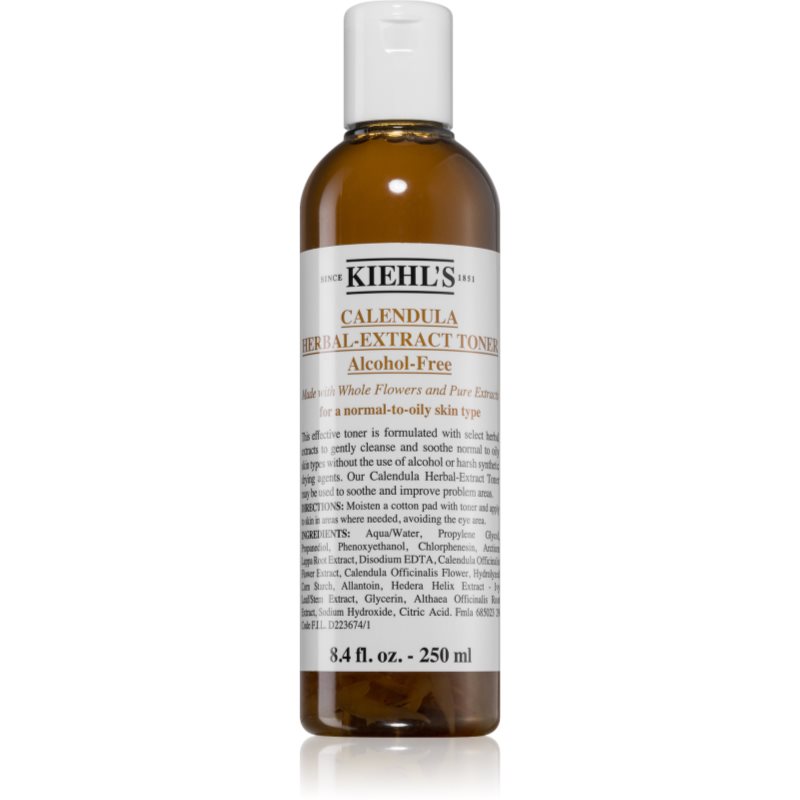 Kiehl'S Calendula Herbal-Extract Toner Lozione Tonica Viso Senza Alcool 250 Ml
