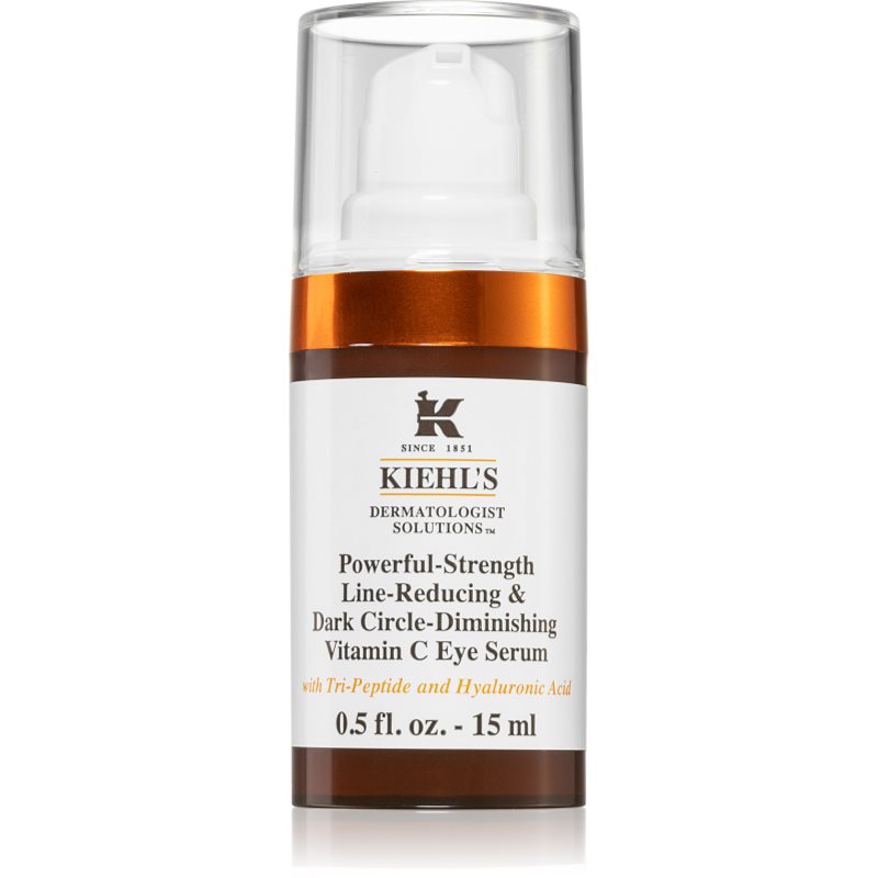 Kiehl'S Dermatologist Solutions Powerful-Strength Line-Reducing & Dark Circle-Diminishing Vitamin C Siero Occhi Per Tutti I Tipi Di Pelle, Anche Quell