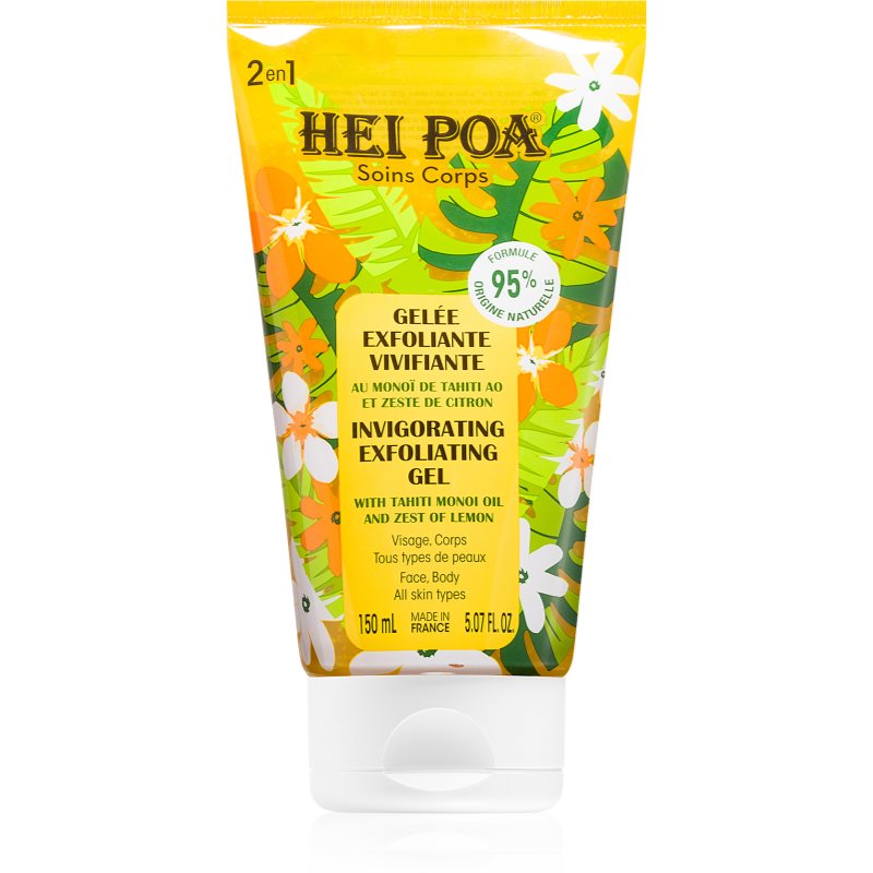 Hei Poa Tahiti Monoi Oil Zest Of Lemon Gel Esfoliante 150 Ml