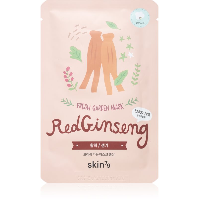 Skin79 Fresh Garden Red Ginseng Maschera Rivitalizzante In Tessuto Con Ginseng 23 G