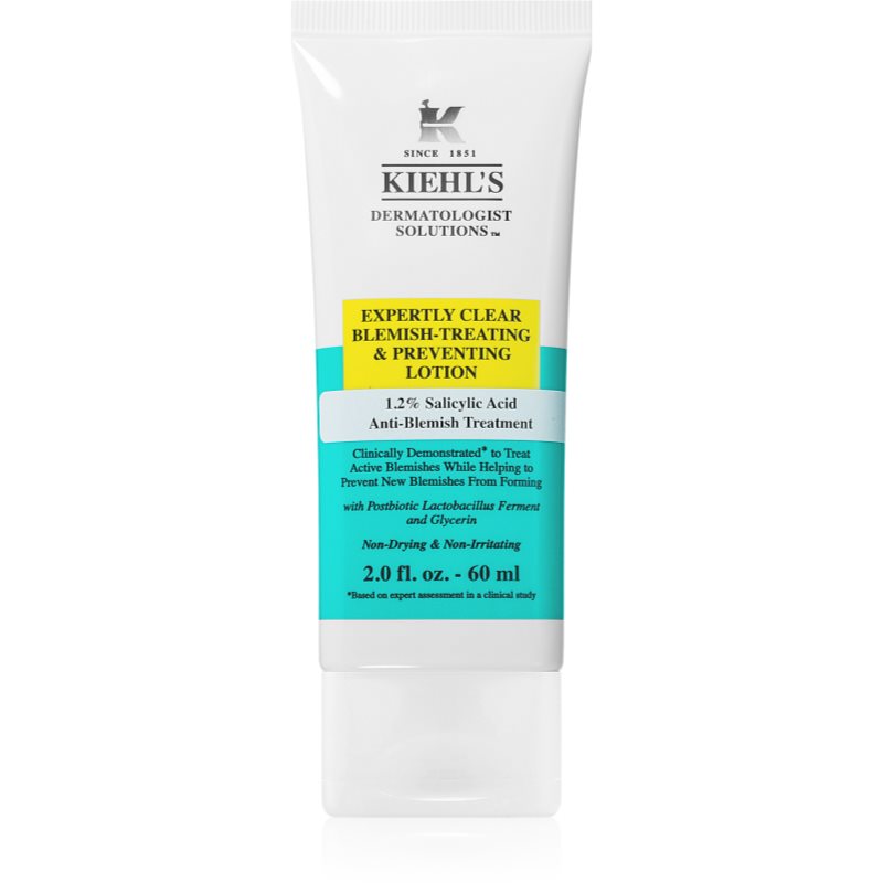 Kiehl'S Dermatologist Solutions Expertly Clear Blemish-Treating & Preventing Lotion Crema Per Il Viso Per Pelli Acneiche Da Donna 60 Ml