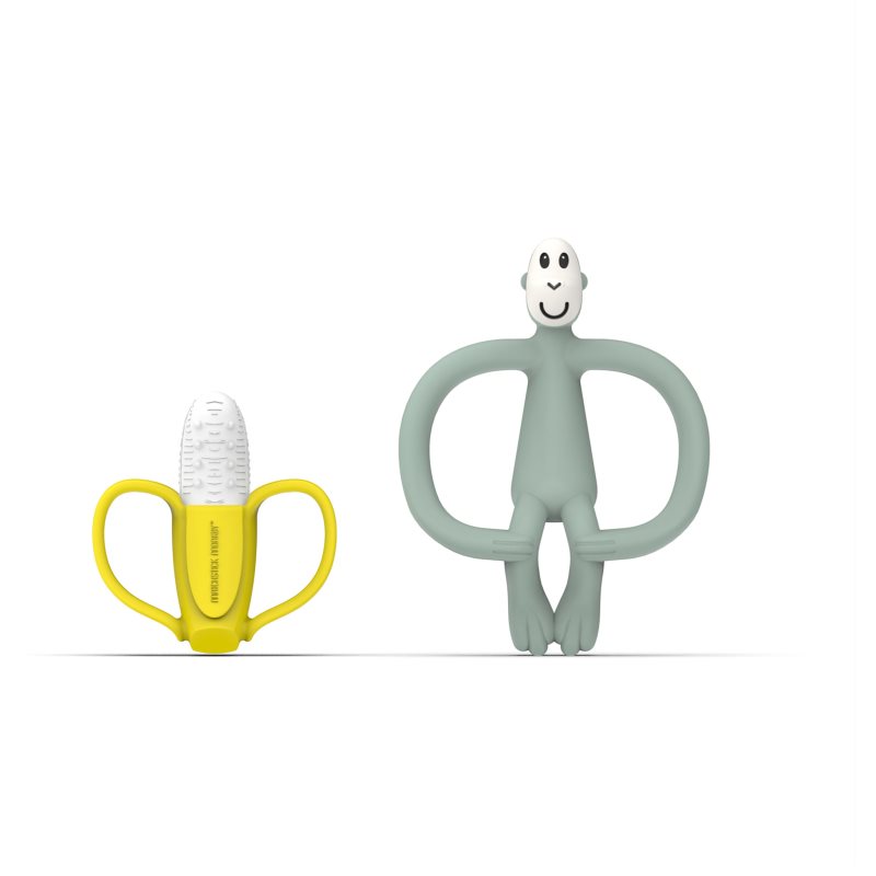 Matchstick Monkey Banana Soother & Monkey Teether Confezione Regalo Per Bambini