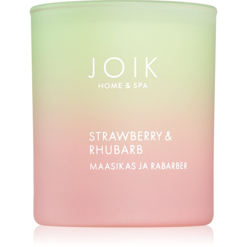 Joik Home & Spa Strawberry & Rhubarb Candela Profumata 150 G