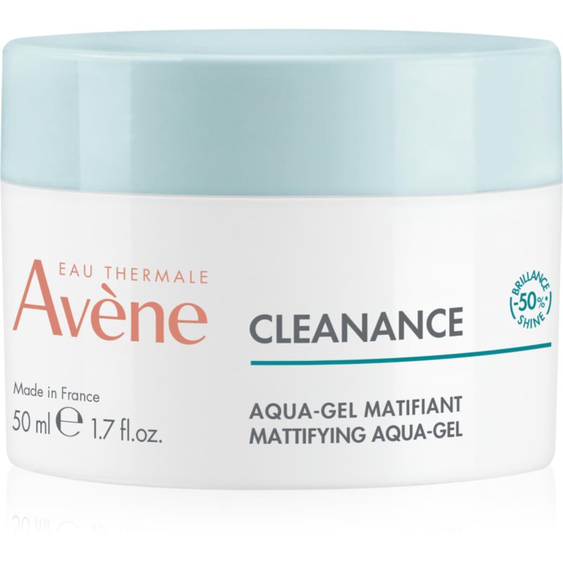 Avène Cleanance Mattifying Aqua-Gel Crema-Gel Idratante E Opacizzante Per Pelli Grasse E Miste 50 Ml