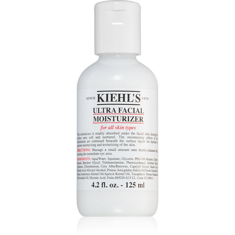 Kiehl'S Ultra Facial Moisturizer Trattamento Idratante Per Tutti I Tipi Di Pelle 125 Ml