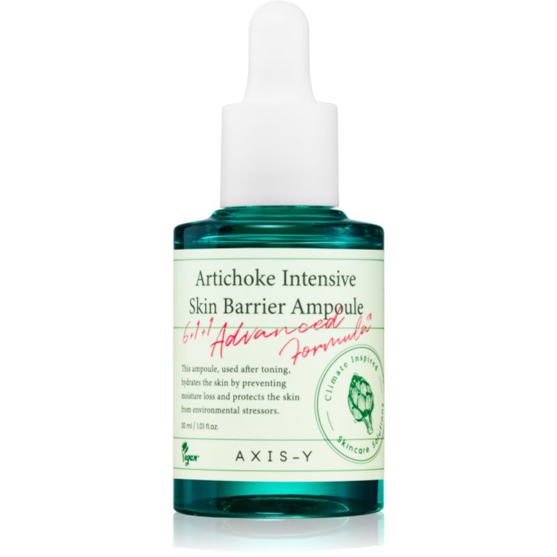 Axis-Y 6+1+1 Advanced Formula Artichoke Intensive Skin Barrier Ampoule Siero Rigenerante E Illuminante Per Lenire E Rinforzare Le Pelli Sensibili 30 M