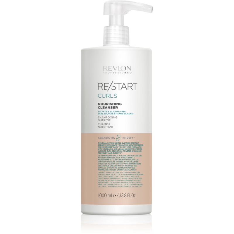 Revlon Professional Re/Start Curls Shampoo Senza Solfati Per Capelli Mossi E Ricci 1000 Ml