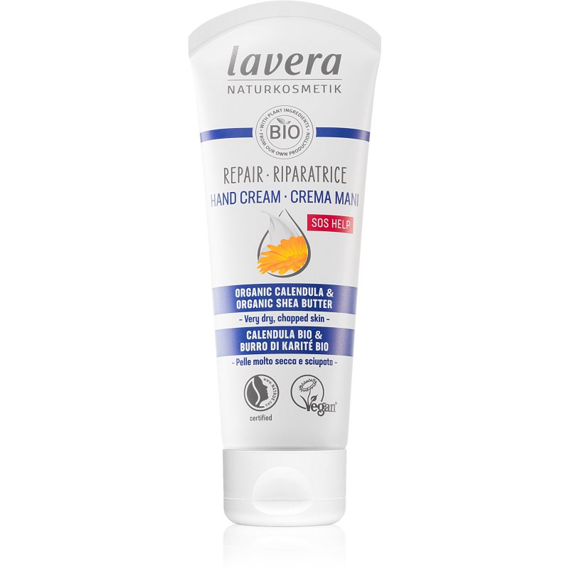 Lavera Basis Sensitiv Crema Rigenerante Mani Con Calendula 75 Ml