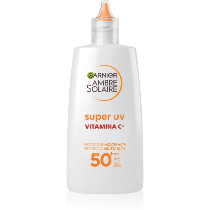 Garnier Ambre Solaire Super Uv Lezione Protettiva Leggera Contro Le Macchie Della Pelle Con Vitamina C Spf 50+ 40 Ml