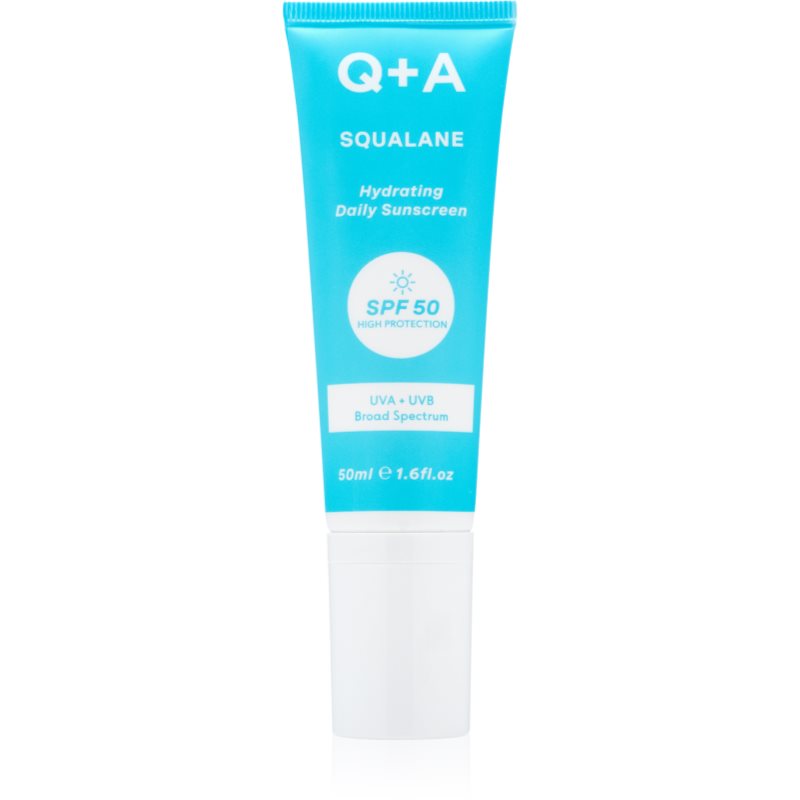 Q+A Squalane Crema Protettiva Viso Spf 50 50 Ml