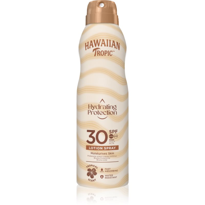 Hawaiian Tropic Hydrating Protection Lotion Spray Spray Abbronzante Spf 30 177 Ml