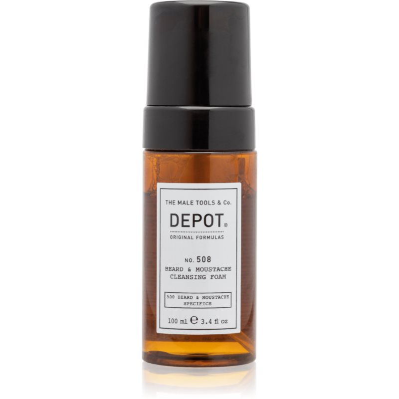 Depot No. 508 Cleansing Beard & Moustache Foam Mousse Detergente Per La Barba 100 Ml