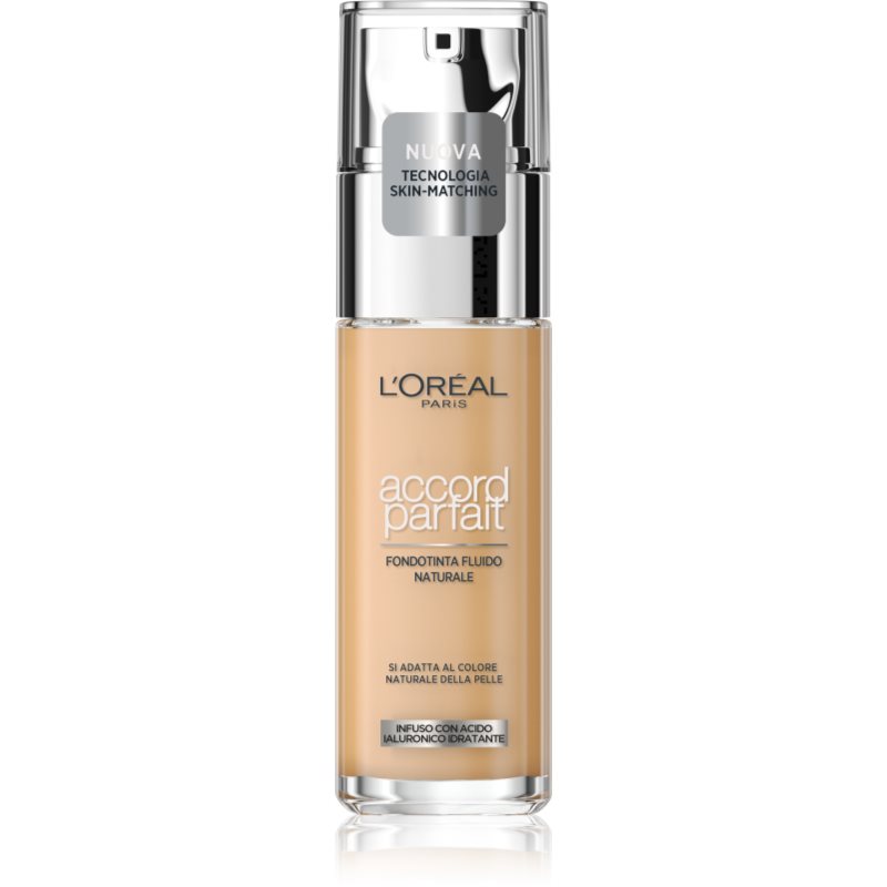 L’Oréal Paris Accord Parfait Fondotinta Liquido Colore 3.5.N 30 Ml
