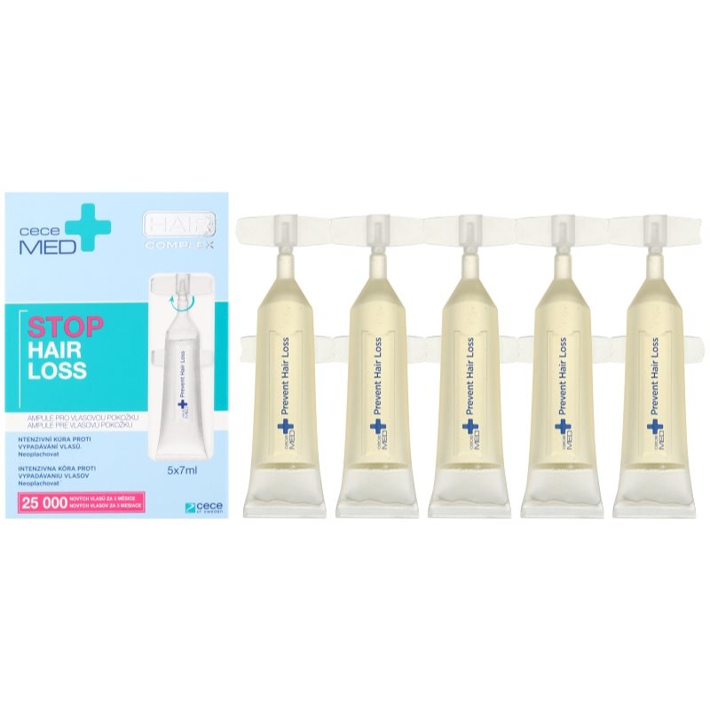 Cece Of Sweden Cece Med Stop Hair Loss Trattamento Intensivo Anti-Caduta Dei Capelli 5 X 7 Ml