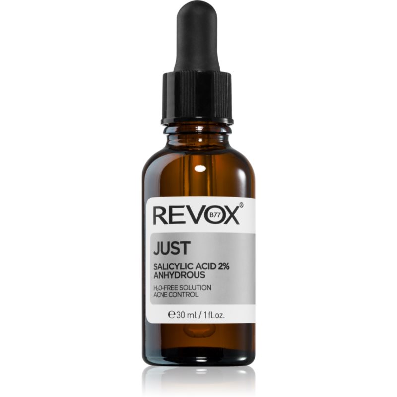 Revox B77 Just Salicylic Acid 2% Anhydrous Siero Peeling Esfoliante Per Il Viso 30 Ml