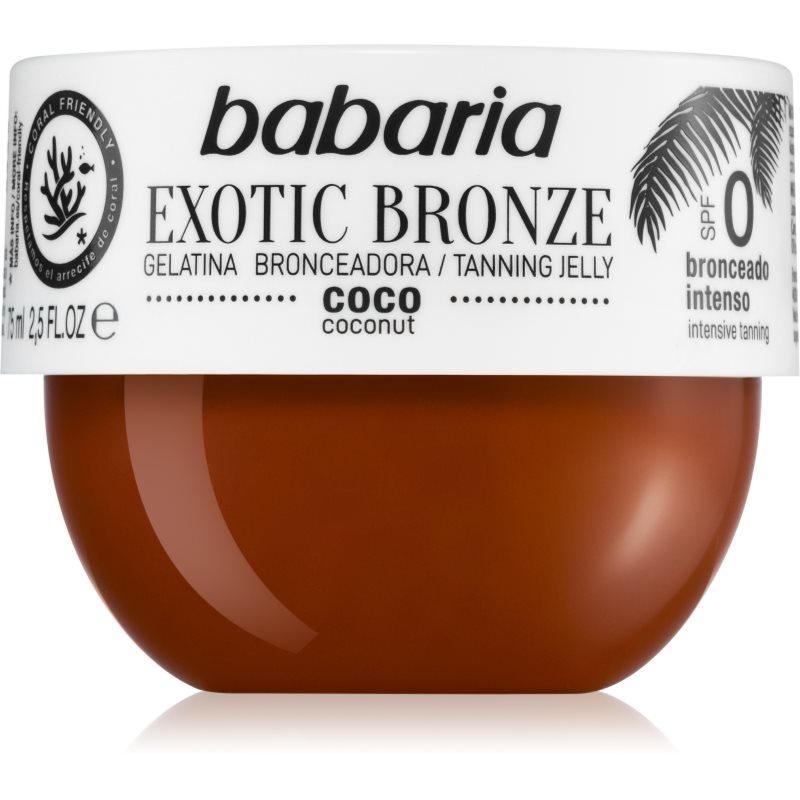 Babaria Tanning Jelly Exotic Bronze Gel Corpo Acceleratore Di Abbronzatura 75 Ml