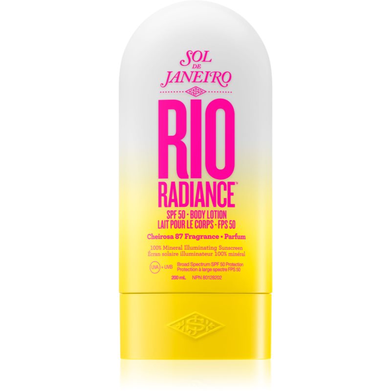 Sol De Janeiro Rio Radiance Latte Illuminante E Idratante Protezione Della Pelle Spf 50 200 Ml