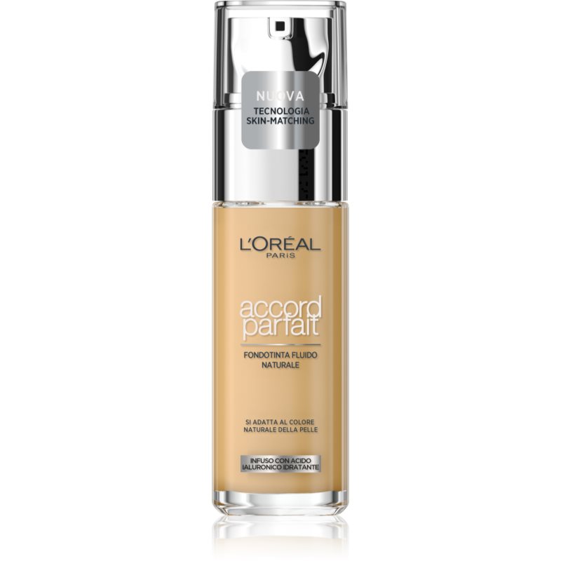 L’Oréal Paris Accord Parfait Fondotinta Liquido Colore 3D3W 30 Ml