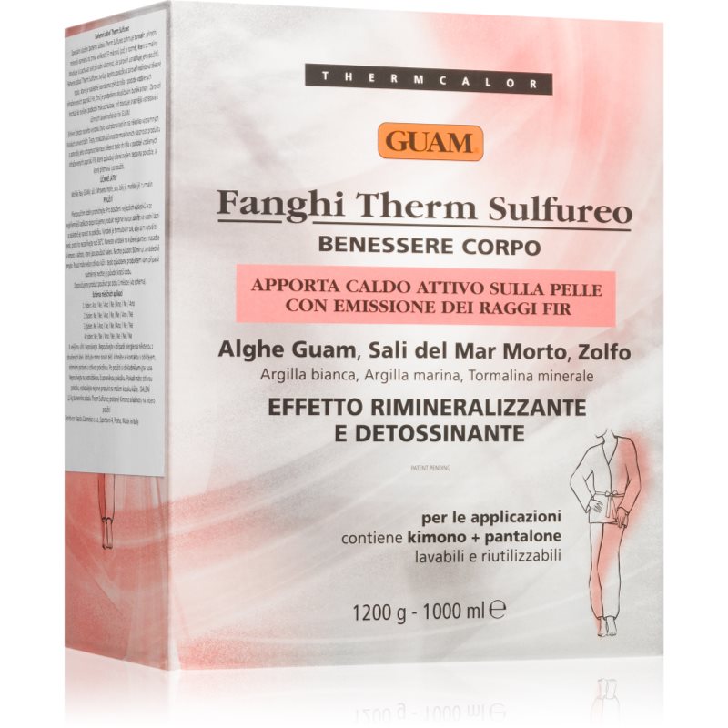 Guam Fanghi Therm Sulfureo Impacco Riscaldante Per Rilassare Muscoli E Articolazioni 1200 G