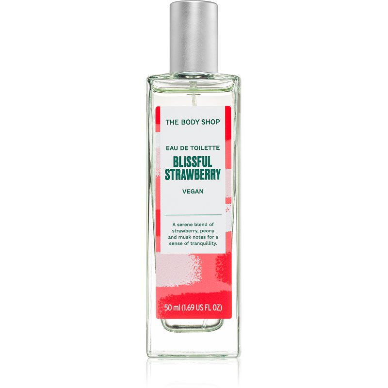 The Body Shop Blissful Strawberry Eau De Toilette Con Aroma Di Fragole Da Donna 50 Ml