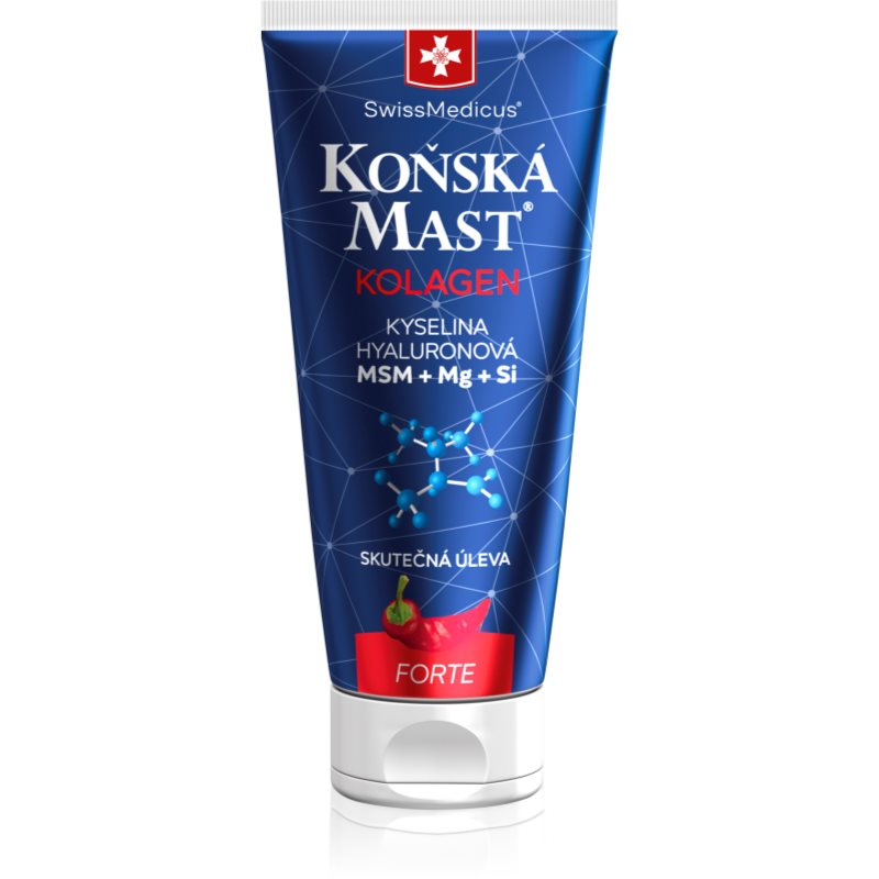 Swissmedicus Horse Ointment With Collagen Forte Warming Unguento Con Effetto Riscaldante 200 Ml