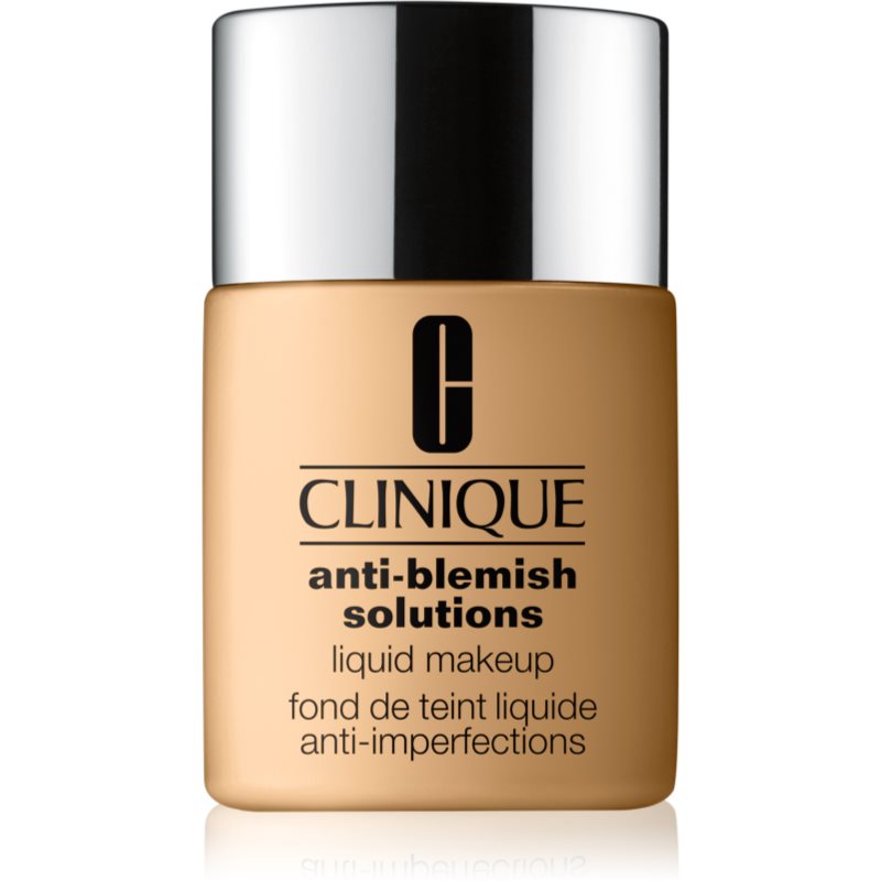 Clinique Anti-Blemish Solutions™ Liquid Makeup Fondotinta Coprente Per Pelli Grasse Con Tendenza All'Acne Colore Wn 56 Cashew 30 Ml