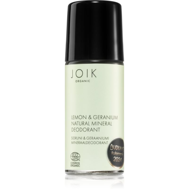 Joik Organic Lemon & Geranium Deodorante Minerale 50 Ml
