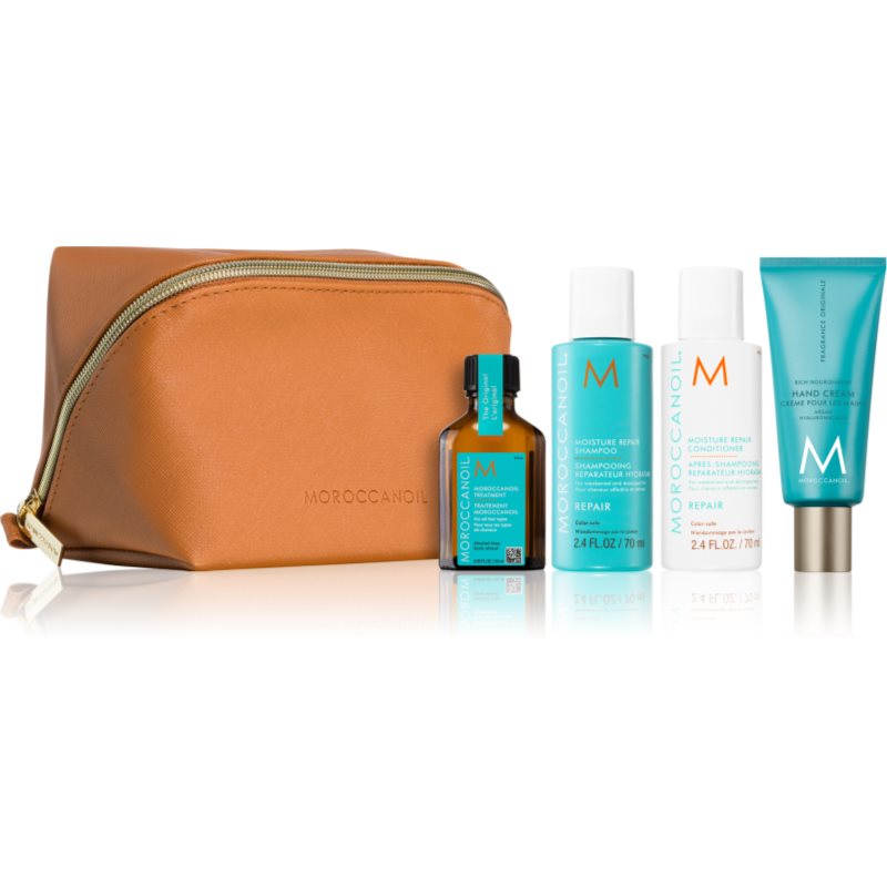 Moroccanoil Repair Set Di Cosmetici Da Viaggio Effetto Rigenerante 4 Pz