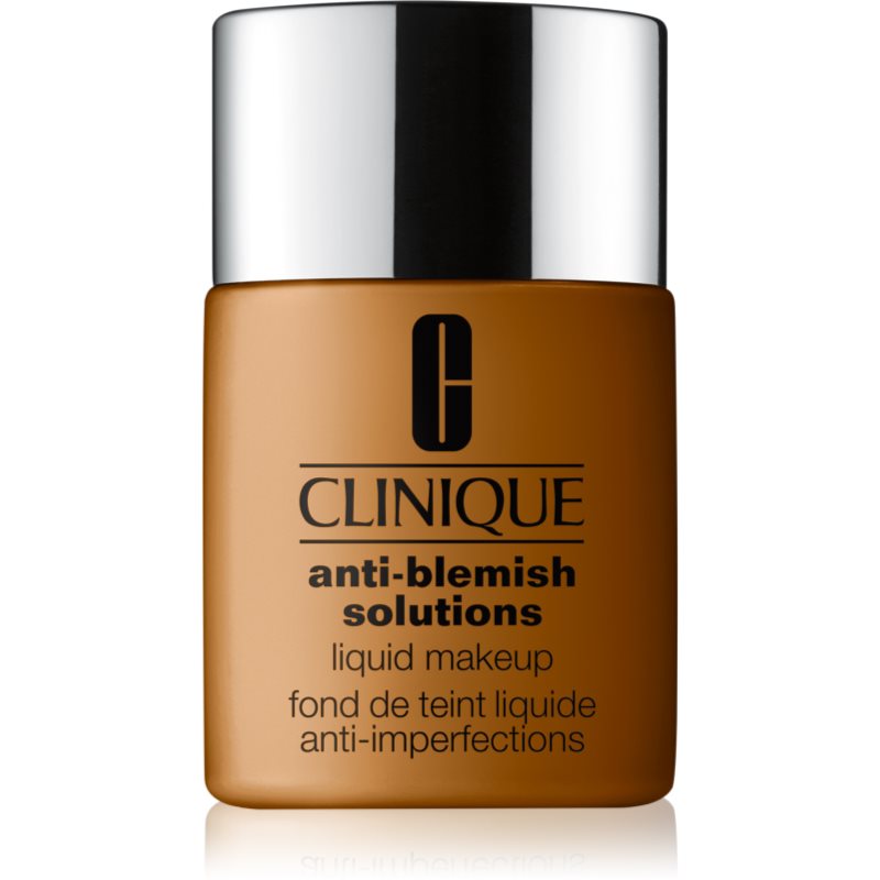 Clinique Anti-Blemish Solutions™ Liquid Makeup Fondotinta Coprente Per Pelli Grasse Con Tendenza All'Acne Colore Wn 114 Golden 30 Ml