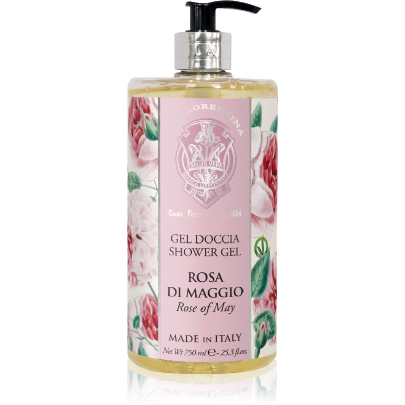 La Florentina Rose Of May Shower Gel Gel Doccia Con Aroma Di Rose 750 Ml