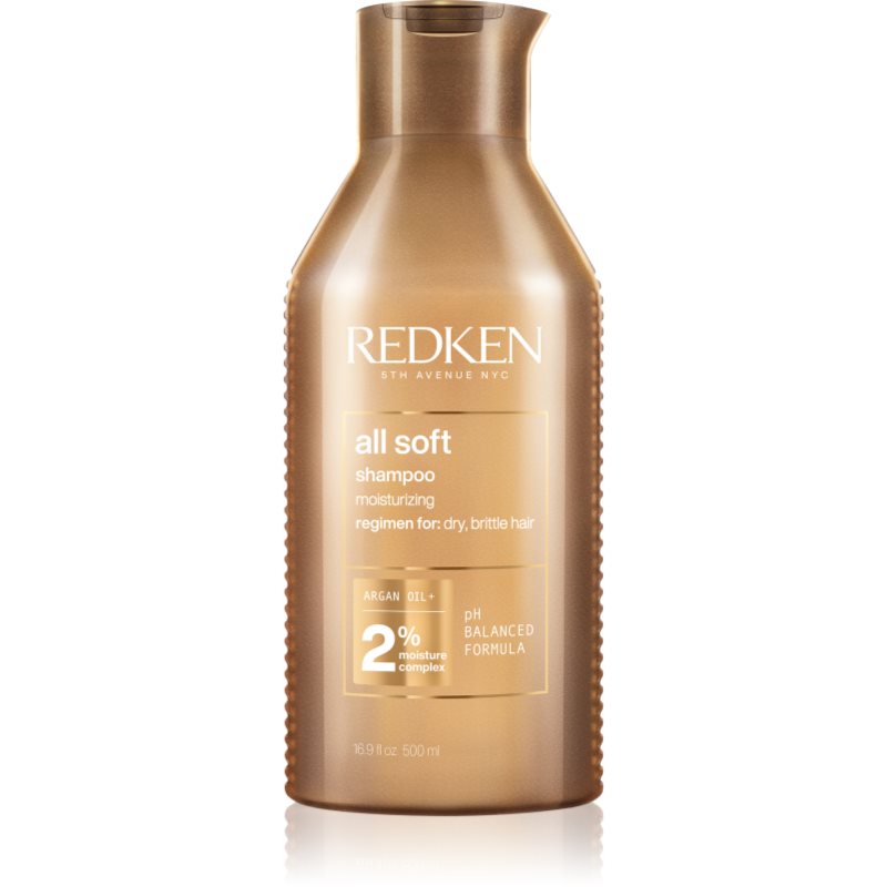 Redken All Soft Shampoo Nutriente Per Capelli Secchi E Fragili 500 Ml