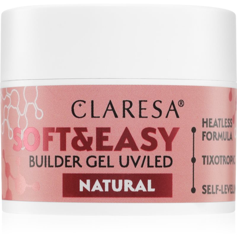 Claresa Soft&Easy Builder Gel Strato Di Base In Gel Per Le Unghie Colore Natural 12 G