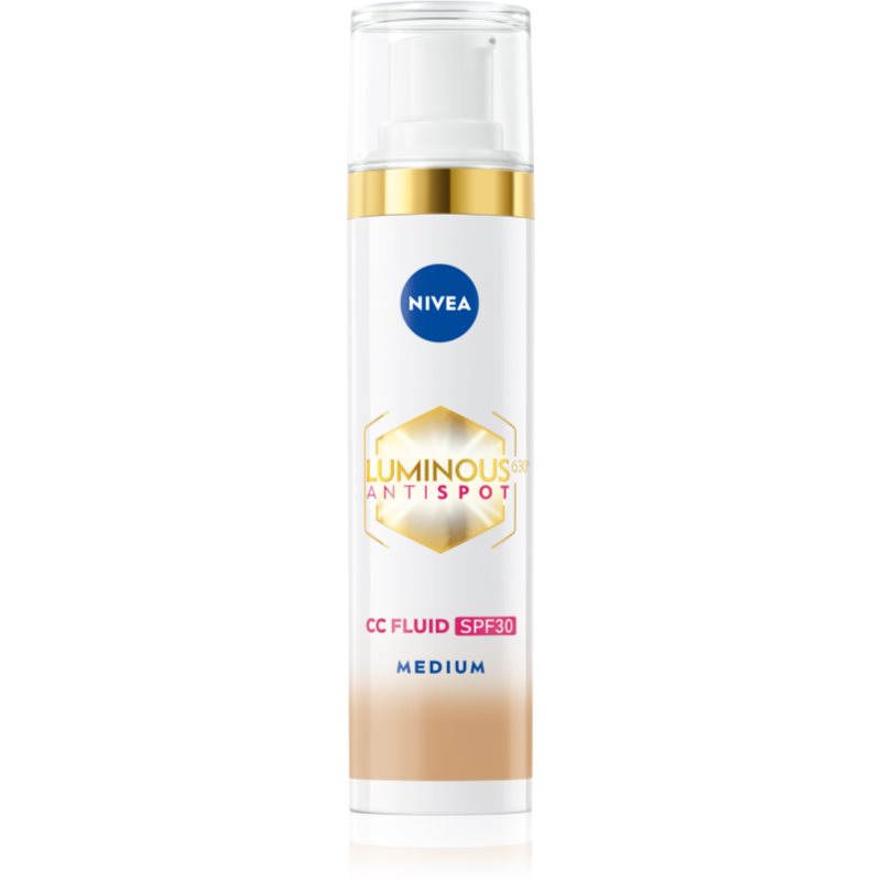Nivea Luminous 630 Anti Spot Cc Cream Illuminante Spf 30 Colore Medium 40 Ml