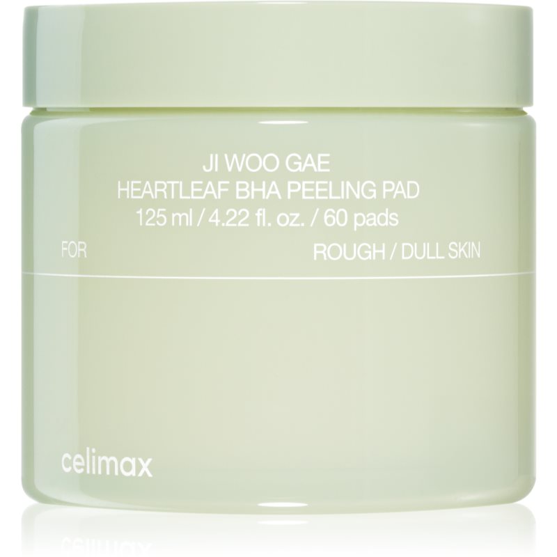 Celimax Ji Woo Gae Heartleaf Bha Peeling Pad Dischetti Esfolianti Con Effetto Lenitivo 60 Pz