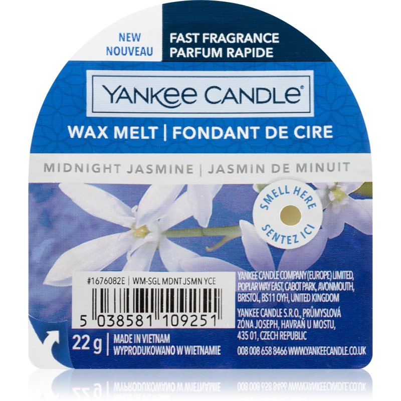 Yankee Candle Midnight Jasmine Cera Per Lampada Aromatica 22 G